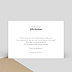 Carte félicitations mariage Étiquette Verso