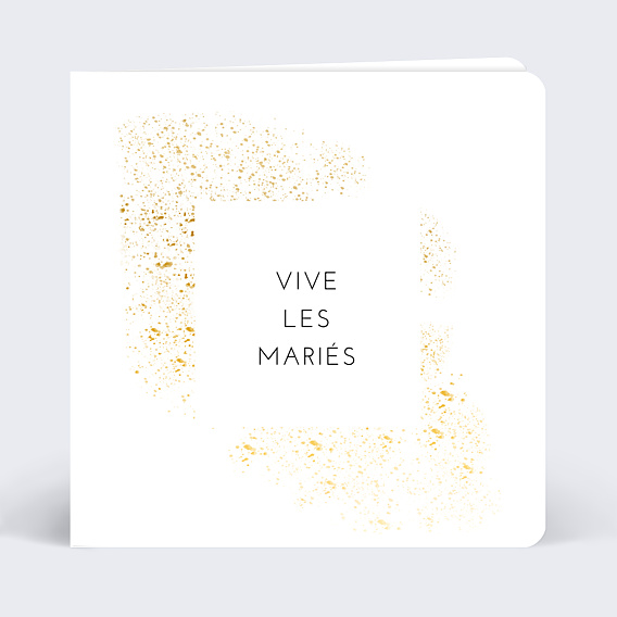 Félicitations Mariage Poudre Ocre