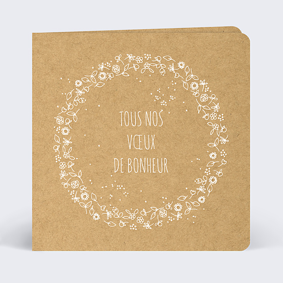 Félicitations Mariage Fleurs de Printemps