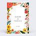Félicitations Mariage Bouquet Printanier