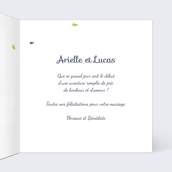 Félicitations Mariage Couronne Aquarelle