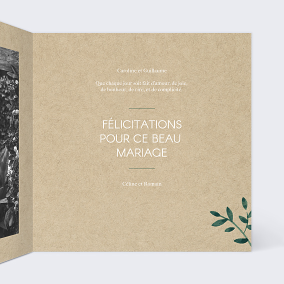 Félicitations Mariage Ombrage