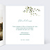 Félicitations mariage Herbarium Mariage Intérieur Droit