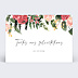 Félicitations mariage Wild Flowers Après 4