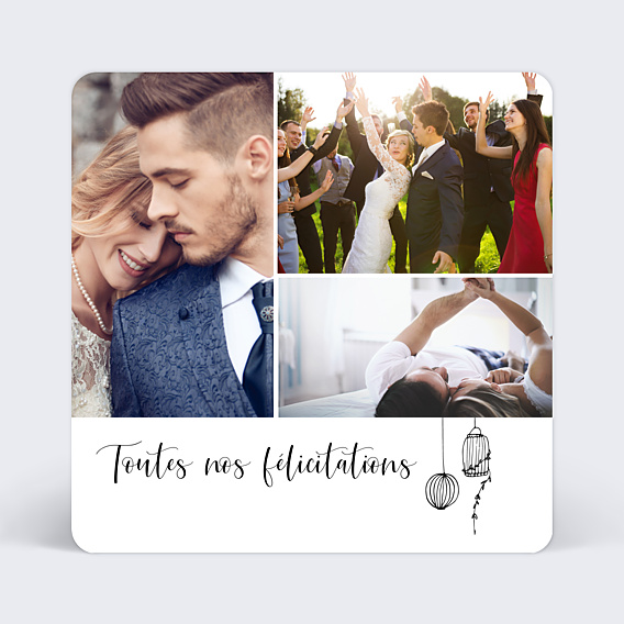 Félicitations Mariage Liberté