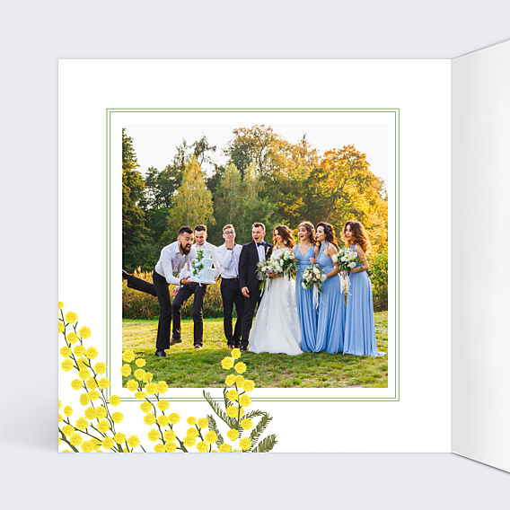 Félicitations Mariage Mimosa