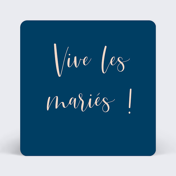  Carte cadeau  - Email - Vive les Mariés (bleu