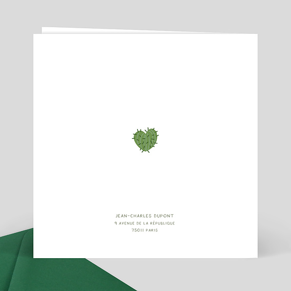 Félicitations Naissance Famille Cactus