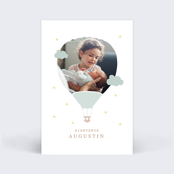 Félicitations Naissance Montgolfière