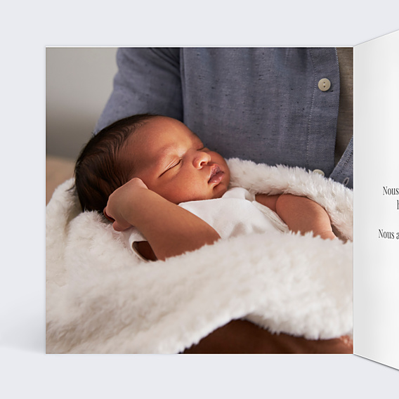 Félicitations Naissance Simplicité