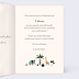 Carte félicitations naissance Petite Jungle Intérieur Droit