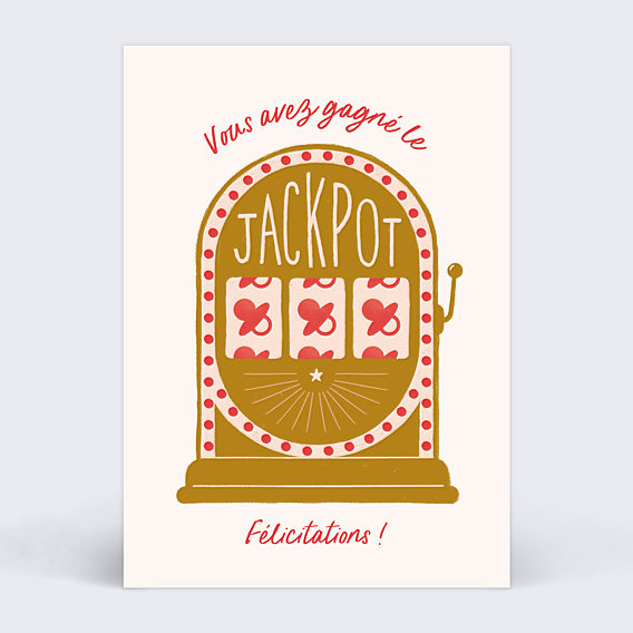 Félicitations Naissance Jackpot