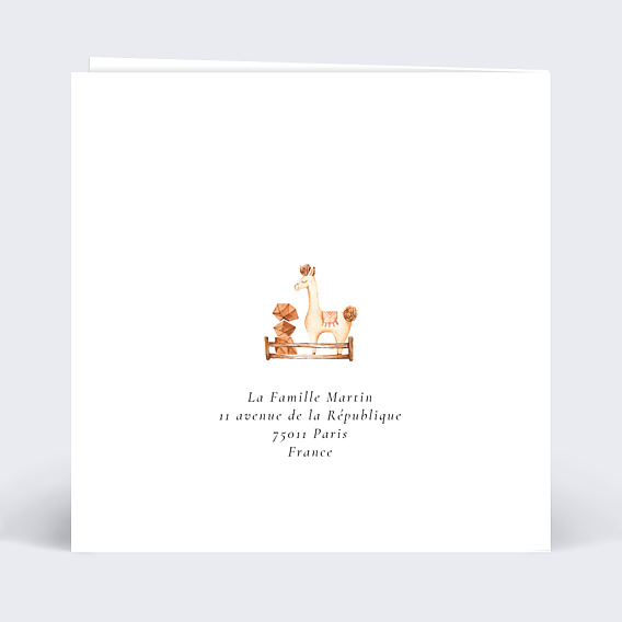 Félicitations Naissance Lion