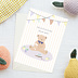 Félicitations Naissance Ourson Rayé