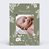 Carte félicitations naissance Crayon Blanc Recto