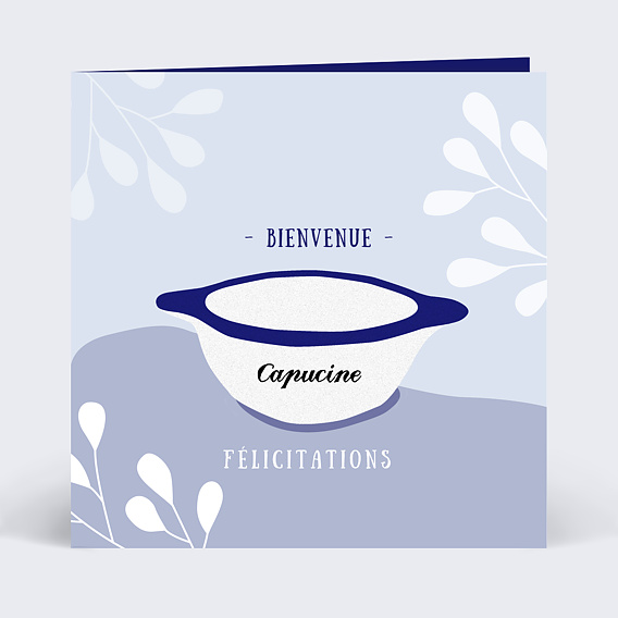 Carte félicitation naissance Petit Bol Recto