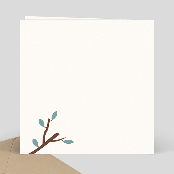 Carte félicitation naissance Amazonie Verso