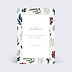 Carte félicitations naissance Floral Verso