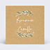 Carte félicitations naissance Lauriers Recto