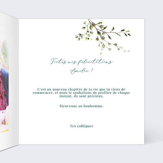 Félicitations Naissance Herbarium