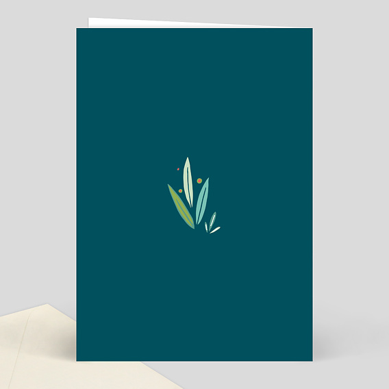 Carte félicitation naissance Animaux de la Jungle Verso