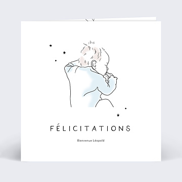 Félicitations Naissance Fille - Popcarte