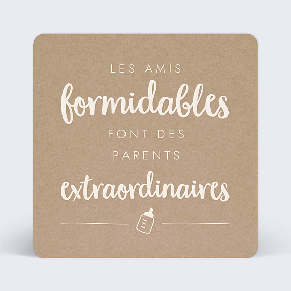 Félicitations Naissance Amis Formidables