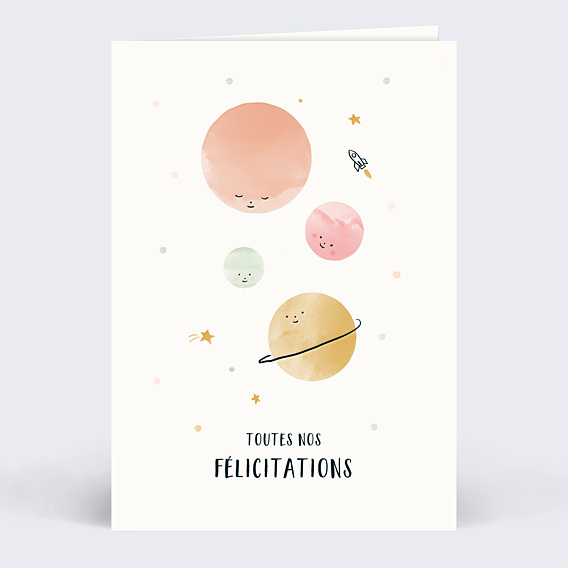 Félicitations Naissance Famille Céleste