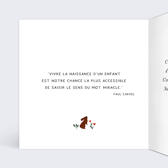 Félicitations Naissance Bébé de la montagne
