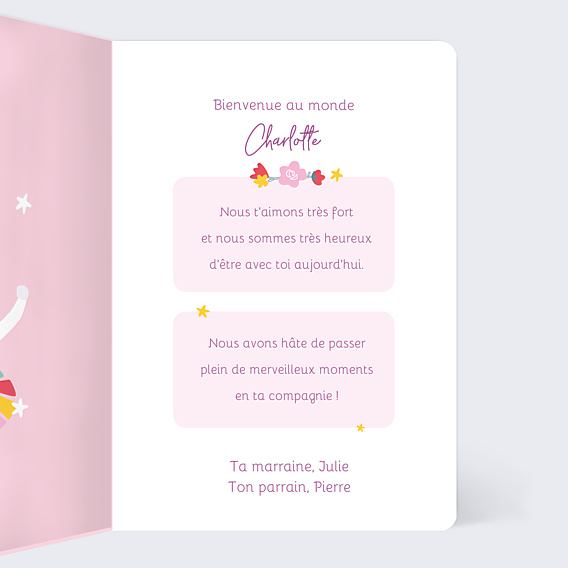 Félicitations Naissance Licorne Arc en Ciel