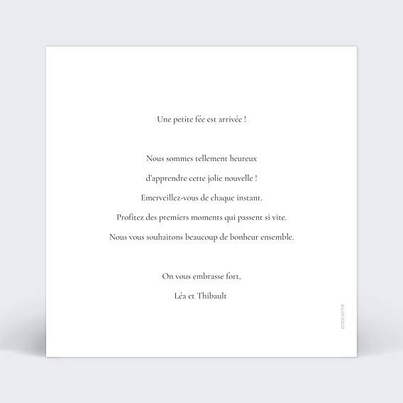 Félicitations Naissance Forêt Enchantée