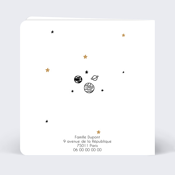 Félicitations Naissance Petit Astronaute