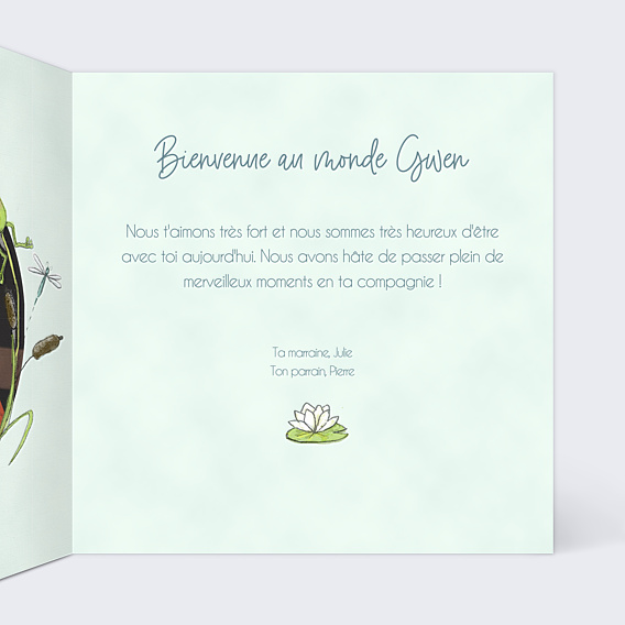 Félicitations Naissance Bateau Mouche