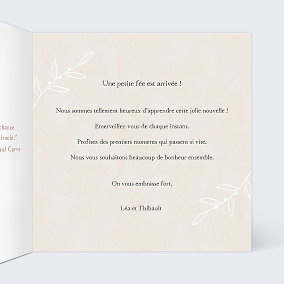 Félicitations Naissance Petits Vêtements Fille