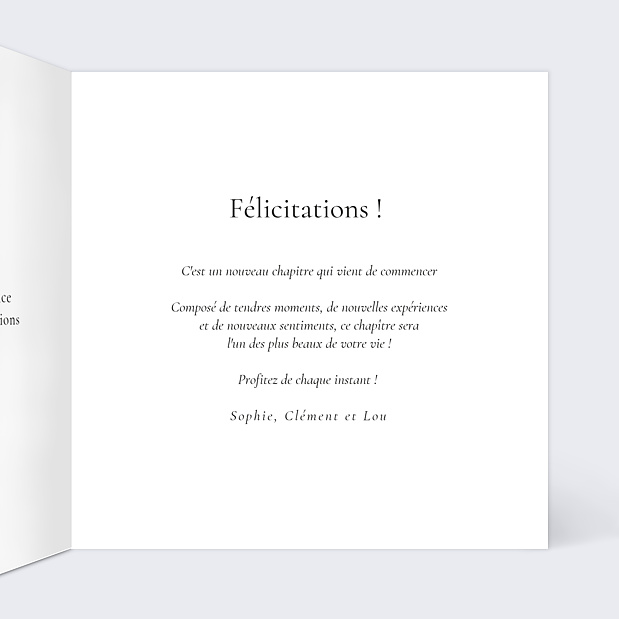 Félicitations Naissance Lion Intérieur Droit