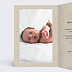 Carte félicitations naissance Esprit Chiné IV Intérieur Gauche