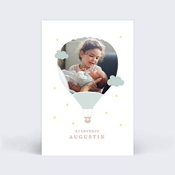 Flicitations Naissance Montgolfire