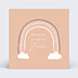 Carte félicitation naissance Petit arc-en-ciel Recto