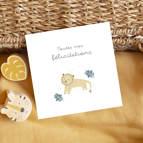Carte Felicitations Naissance Tanzanie Popcarte