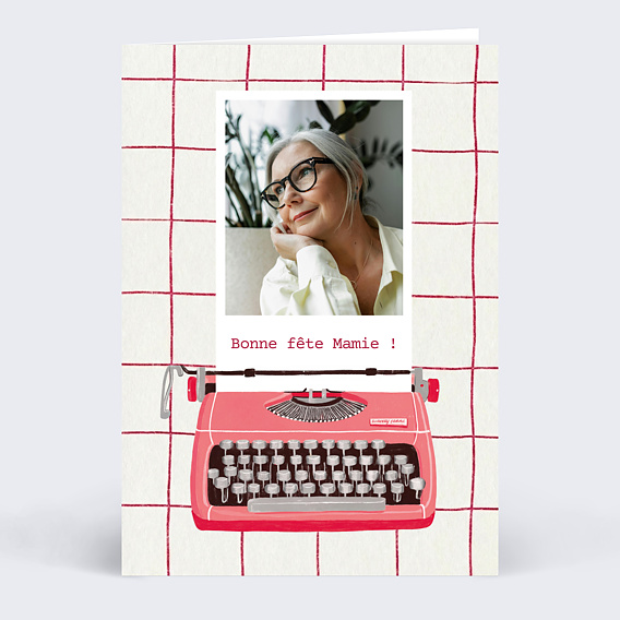 Fête des Grands-Mères Machine à écrire