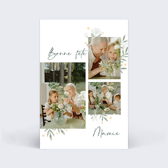 Fête des Grands-Mères Fleurs Festives