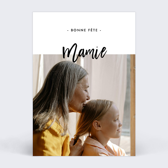 Carte fête des grands-mères Douce Écriture