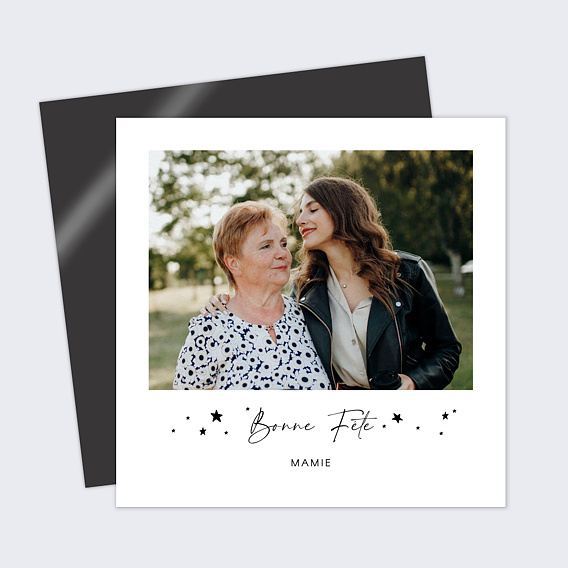 Carte fête des grands-mères Étoiles de Joie