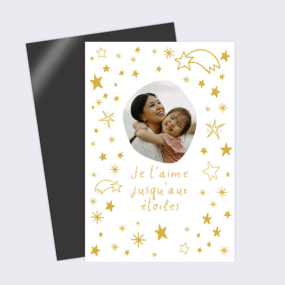 Carte fête des grands-mères Jusqu'aux étoiles