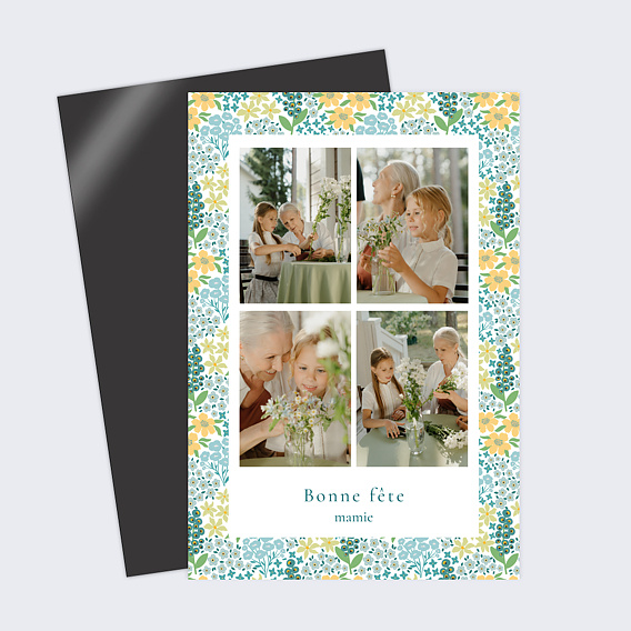 Carte fête des grands-mères Liberty Printemps