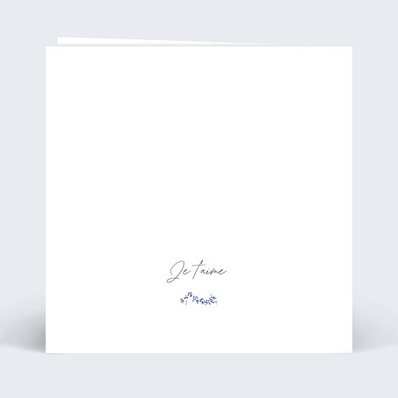 Carte fête des grands-mères Ornements Floraux Verso