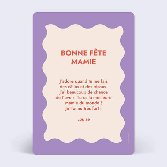 Fête des Grands-Mères Fleur
