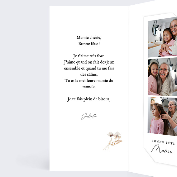 Fête des Grands-Mères Élégance Florale