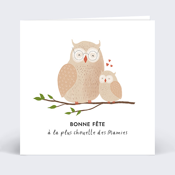 Fête des Grands-Mères Chouette Mamie