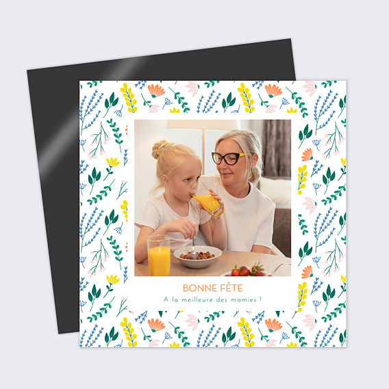 Carte fête des grands-mères Pop Liberty